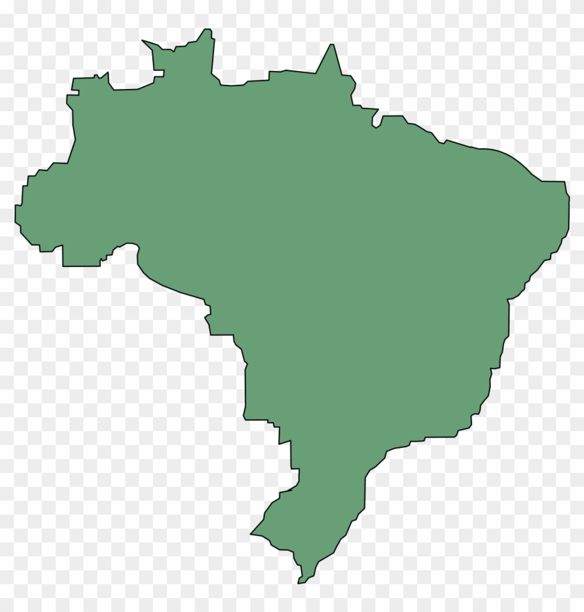 Brazil Map Clip Art - Brazil Map Clipart #312564