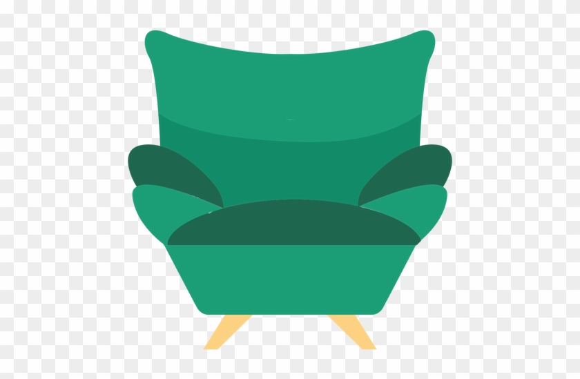 Sofa Armchair Icon Transparent Png - Sofa Icon Png #312591