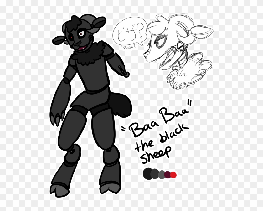 Baa Baa Black Sheep By Kronicaa - Fnaf Sheep Oc #312602