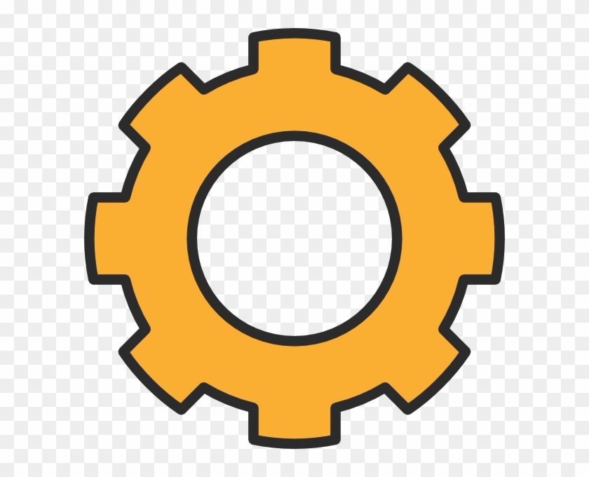 Gear Orange Cog Clip Art At Clkercom Vector Online - Cog Wheel #312614