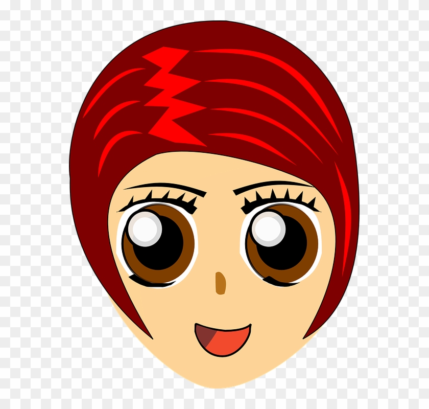 Red Hair Clipart Cartoon - Red Hair Girl Cartoon #312660