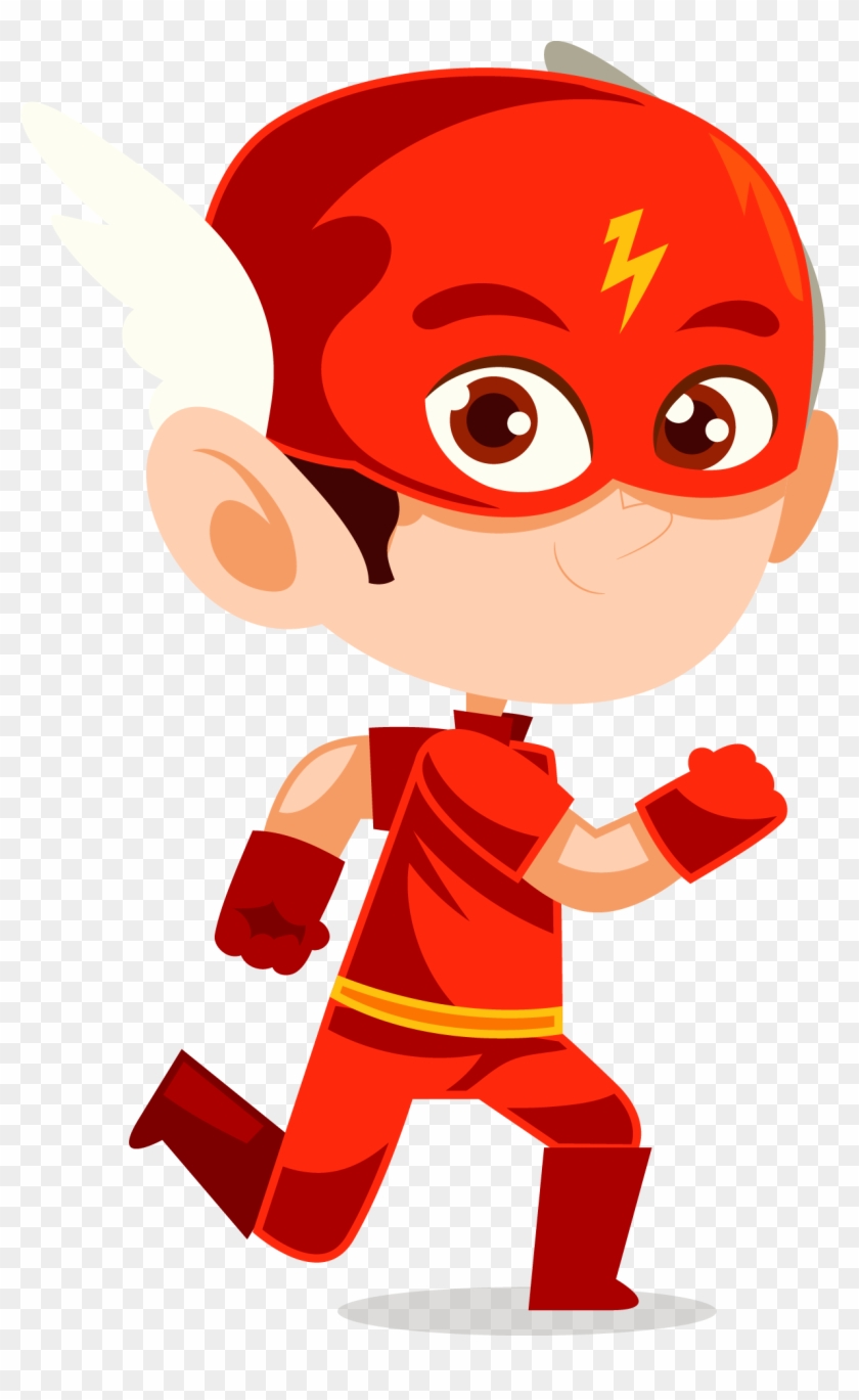 Flash Hero Cliparts - Flash Clipart Png #312691