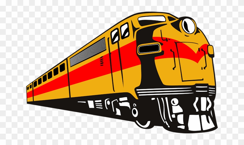 Diesel Train Engine Clipart #312708