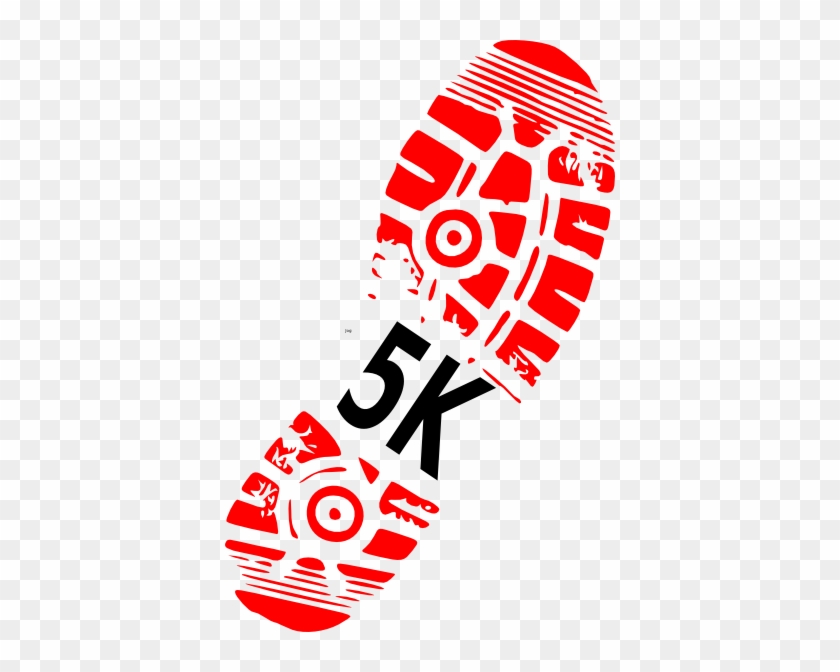 Running Shoe Print Hi Clipart - Clip Art Cross Country Run #312709