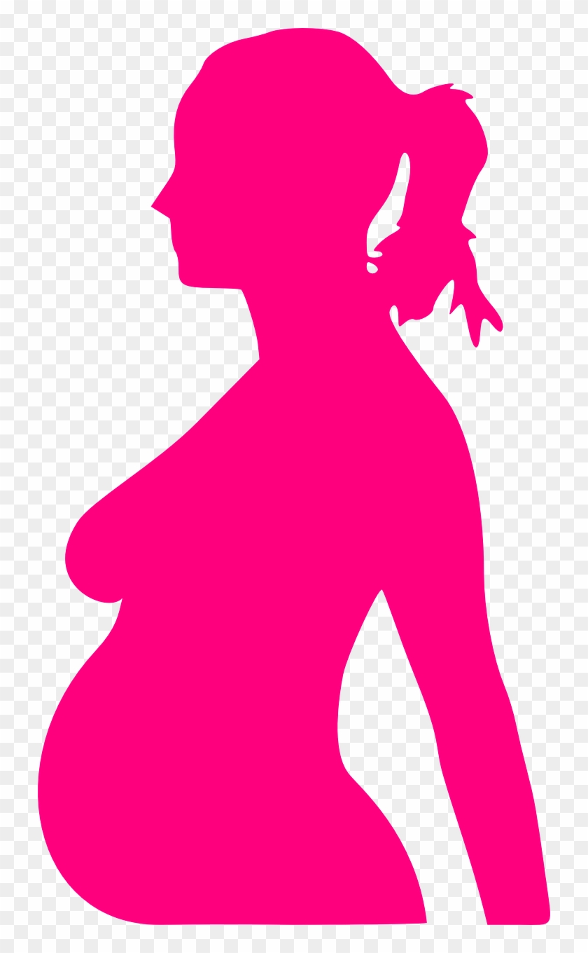 Girl Running Clipart 28, - Pregnant Clip Art #312736