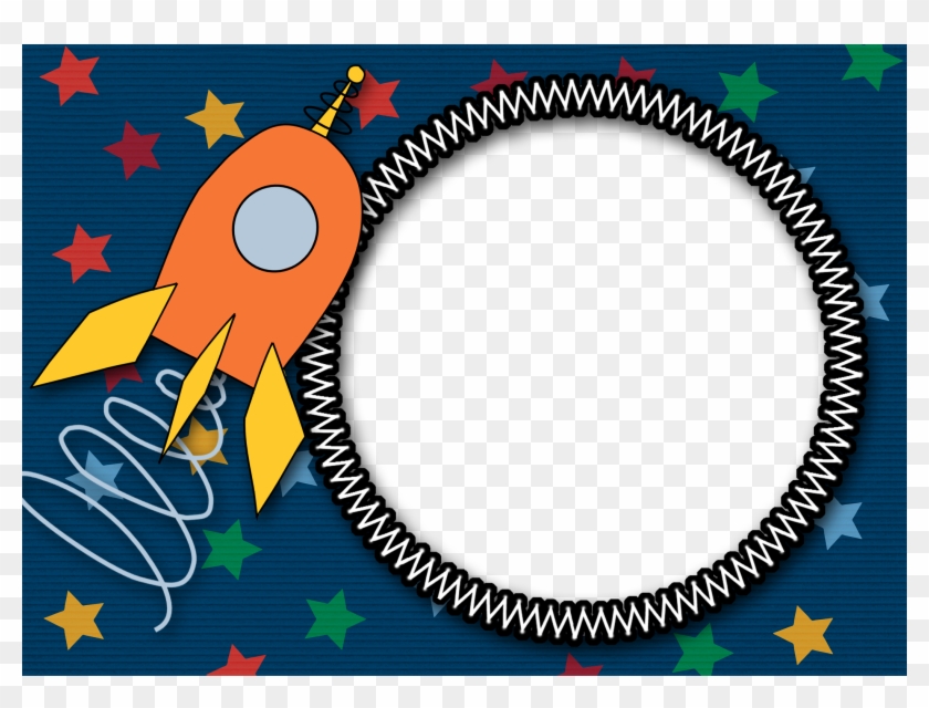 Photobucket Adori Graphics,freebie - Rocket Ship Border #312752