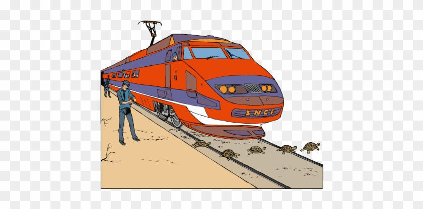 Train Rail Transport Drawing High-speed Rail Clip Art - Train Rail Transport Drawing High-speed Rail Clip Art #312759