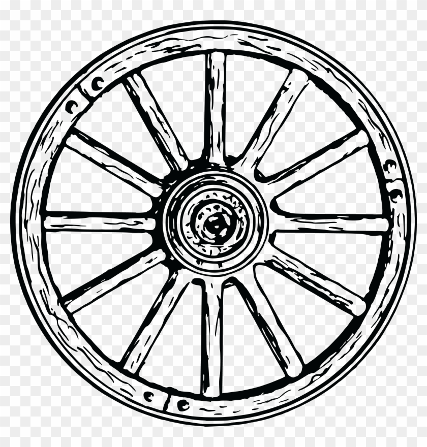 Free Clipart Of A Wagon Wheel - Wagon Wheel #312824