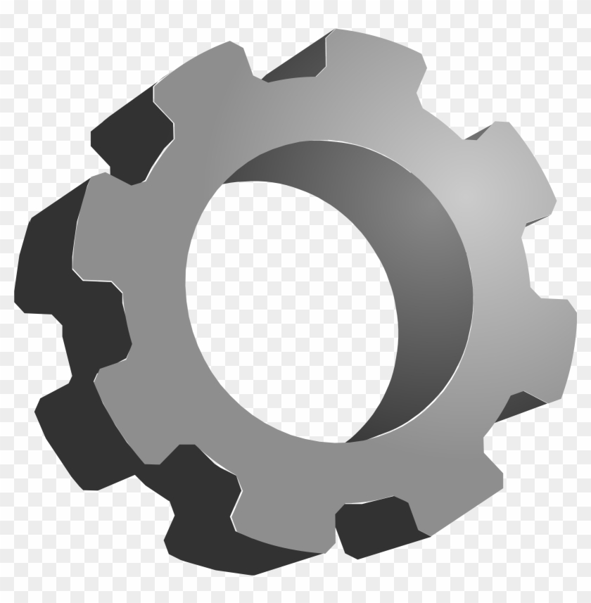 Gears Clipart Transparent - Gear 3d Icon #312842