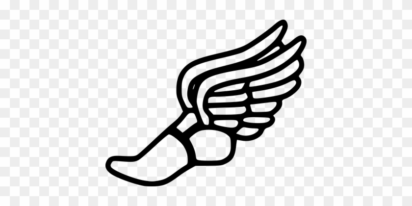 Hermes Feet Field Running Track Wings Herm - Track Shoe With Wings #312902