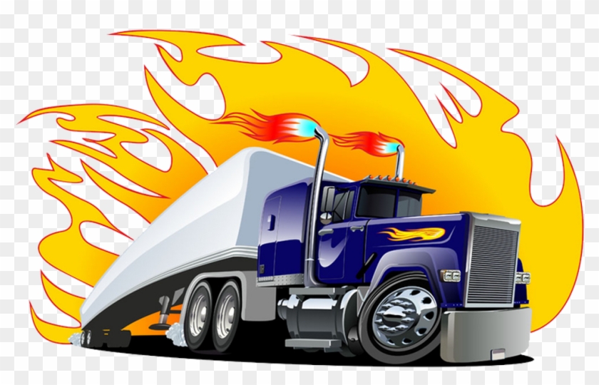 Semi-trailer Truck Peterbilt Clip Art - Semi Truck Clipart #312971