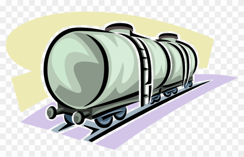 Vector Illustration Of Rail Transport Locomotive Railway - Illustration #312972