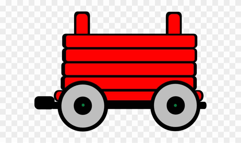Loco Train Carriage Clip Art - Red Train Carriage Clipart #313021