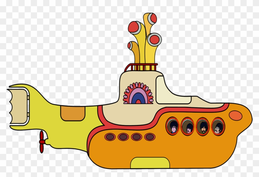 Beatles-in A Yellow Submarine - Yellow Submarine No Background #313053
