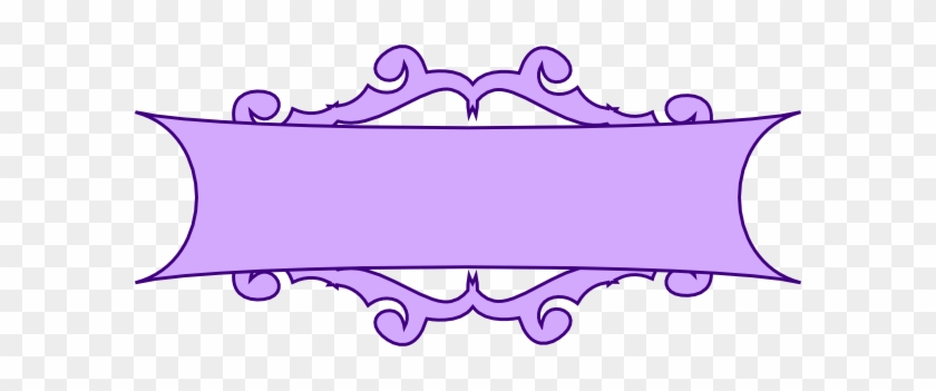 Purple Banner Clip Art #313071