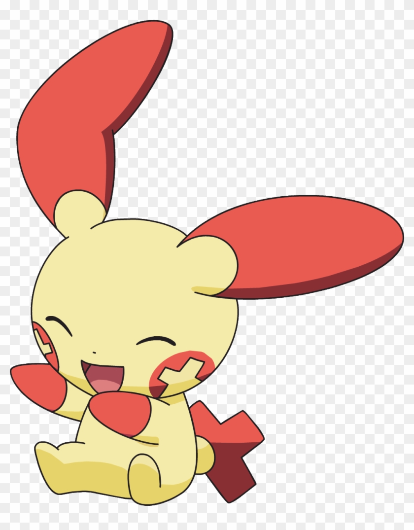 311plusle Ag Anime - Yellow Pokemon Red - Free Transparent PNG Clipart Images Download