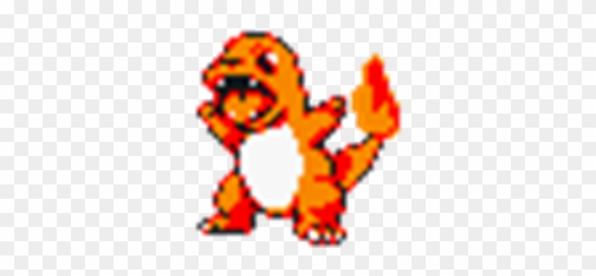 Charmander Sprite Yellow - Charmander Gen 2 Sprite #313098