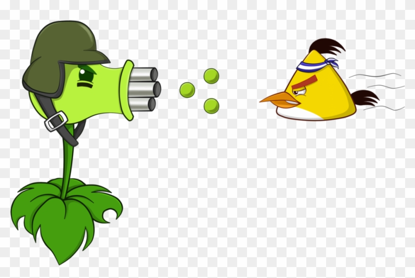 Plant Vs Bird 3 By Antixi On Clipart Library - Plants Vs Zombies 2 Angry Birds 2 #313101