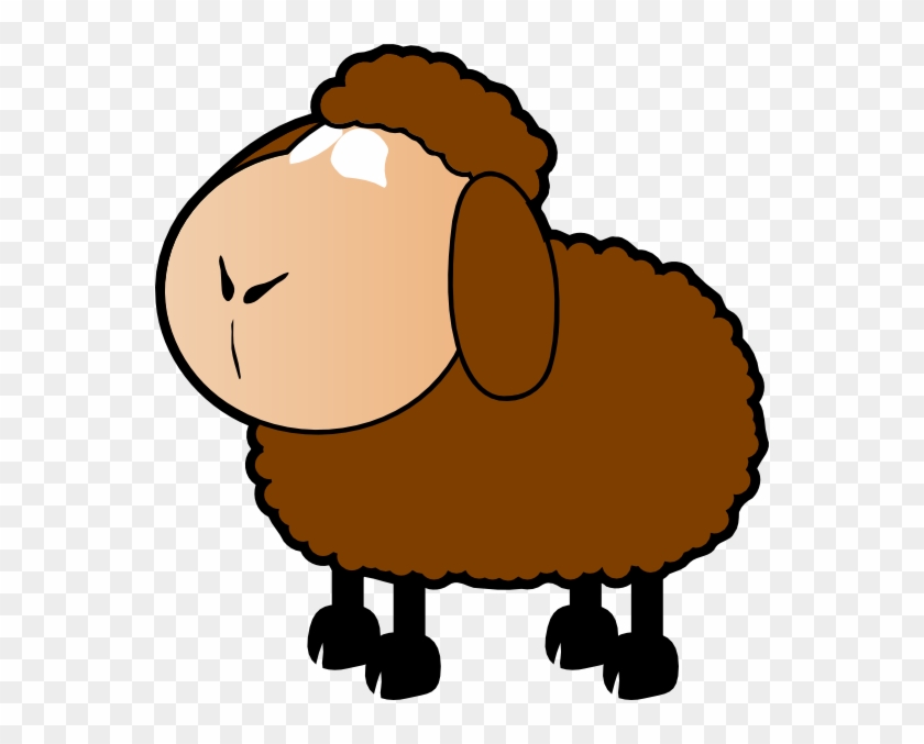 Brown Sheep Clip Art - Brown Sheep Clipart #313127
