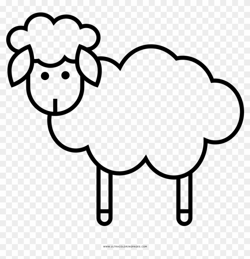 Sheep Coloring Page - Ovejas Para Dibujar #313236