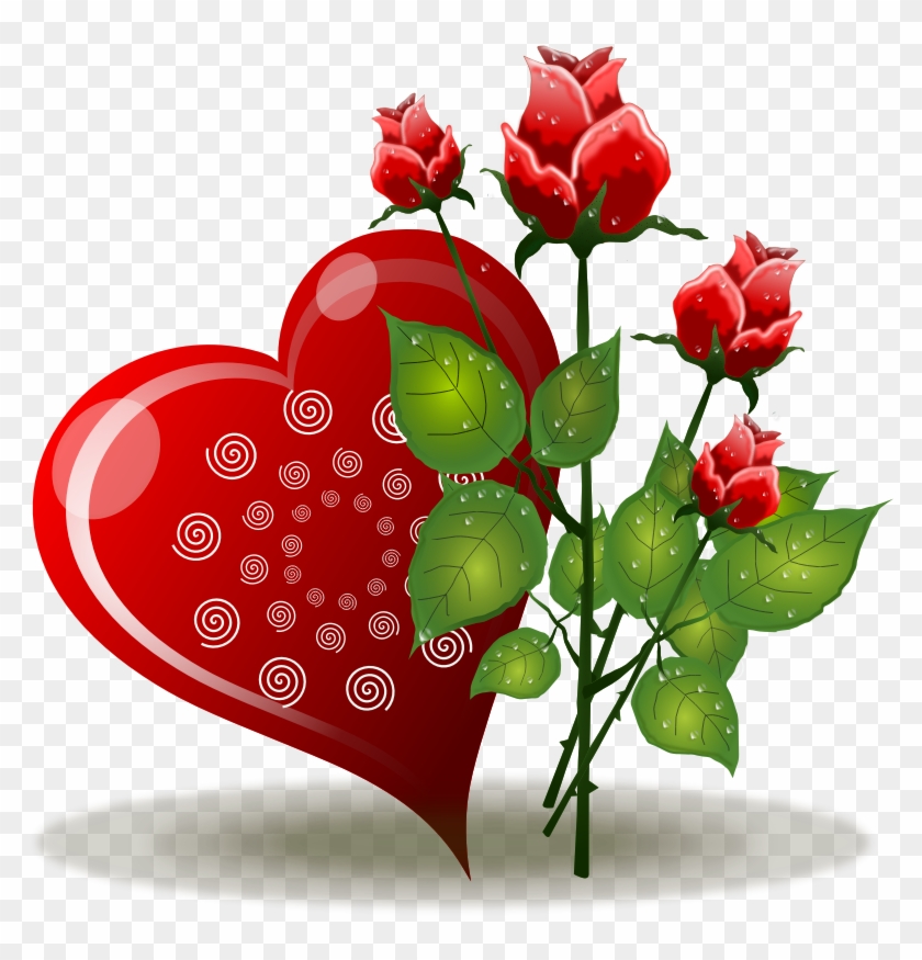 Beautiful Clip Art - Love Red Roses Png #313291