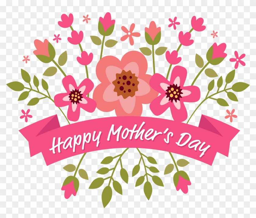 Floral Design Euclidean Vector Flower - Happy Mother's Day Clip Art #313335