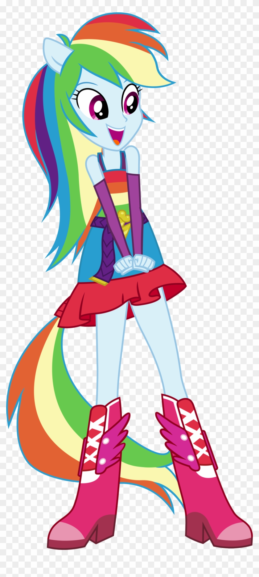 Rainbow Dash Dance Vector Update V2 By Icantunloveyou - Equestria Girls Rainbow Dash #313397