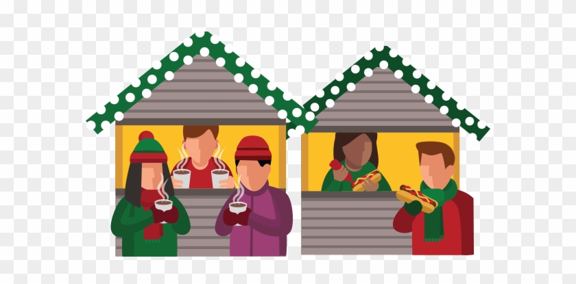 Kingston Christmas Market - Christmas Market Clipart #313513