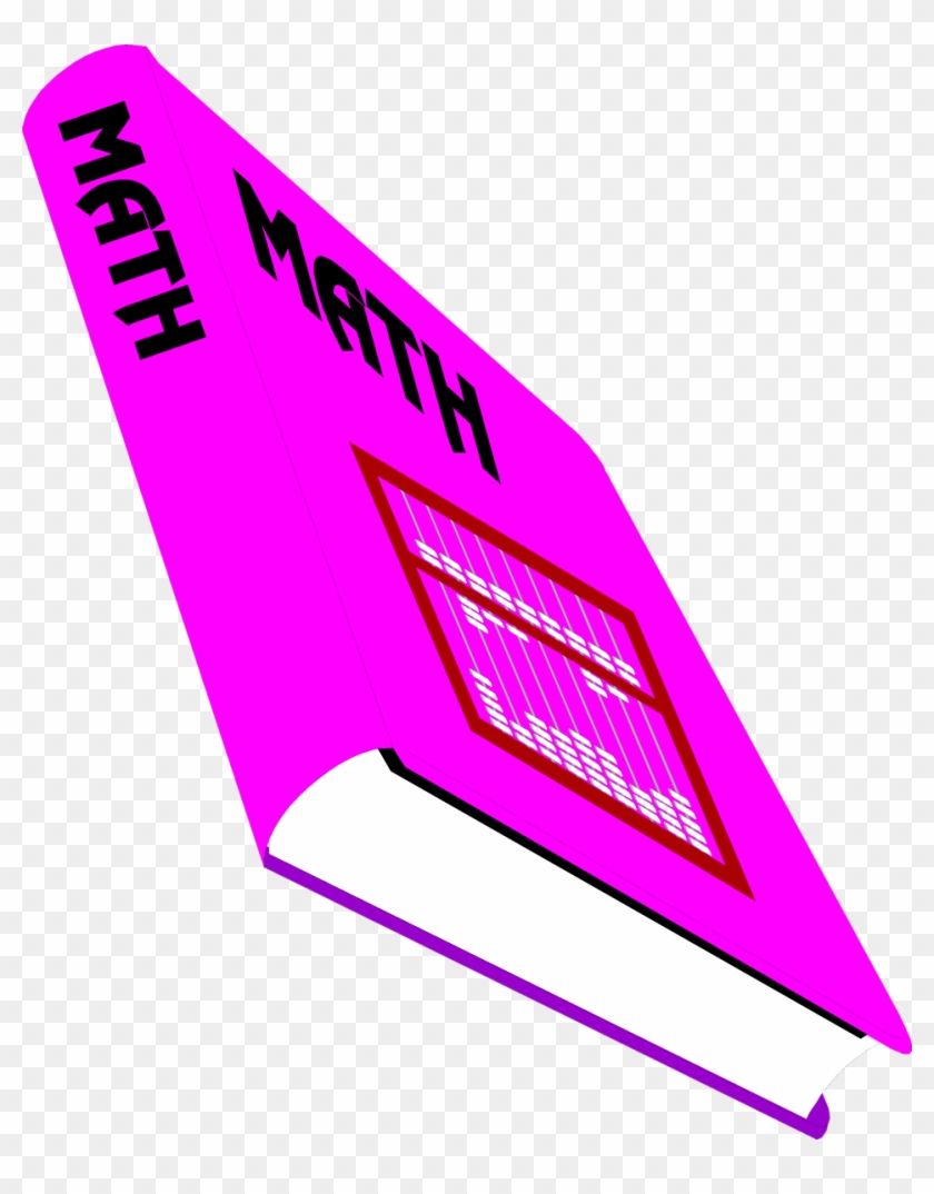 Notebook Clipart Pink Book - Math Textbook #313569