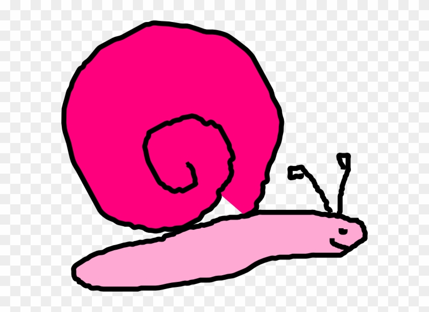Pink Snail Clip Art - Clip Art #313581