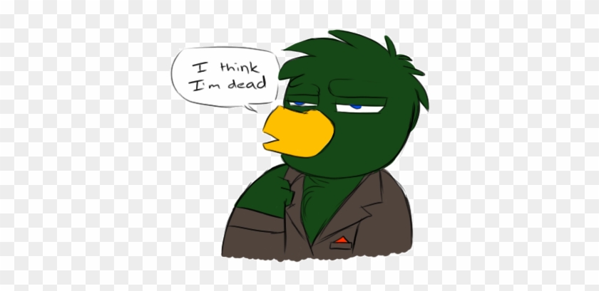[d]uck Guy, Or Bird Guy, Is A Duck Puppet, And One - Don T Hug Me I M Scared Green Guy #313910