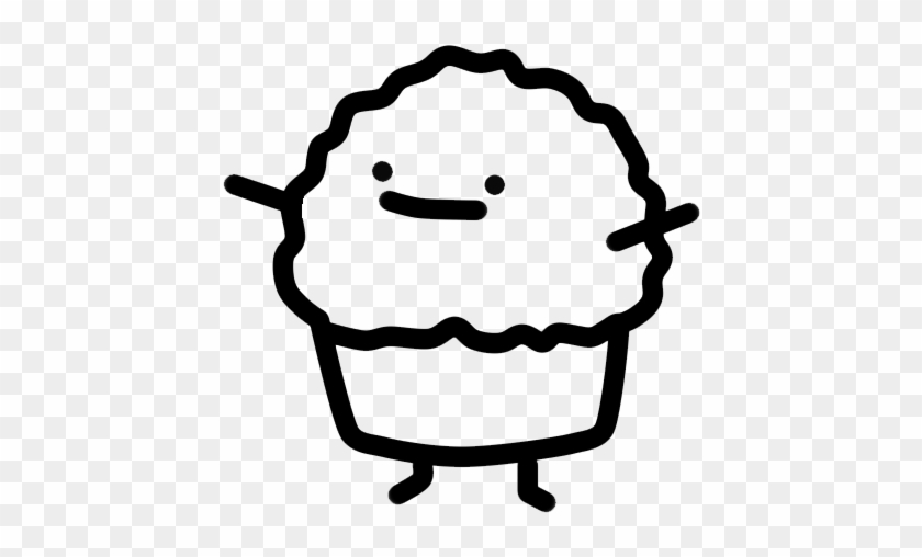 Cute Rainbow Clipart Black And White - It's Muffin Time Gif #313943