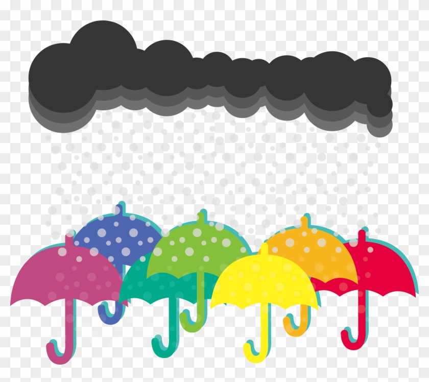Rain Umbrella Clip Art - Rain Umbrella Clip Art #314156