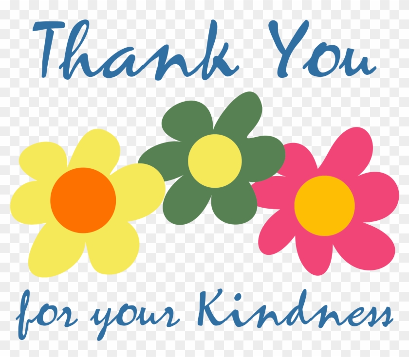 Thank You Flowers Clip Art Download - Thank You For Your Generosity #314057