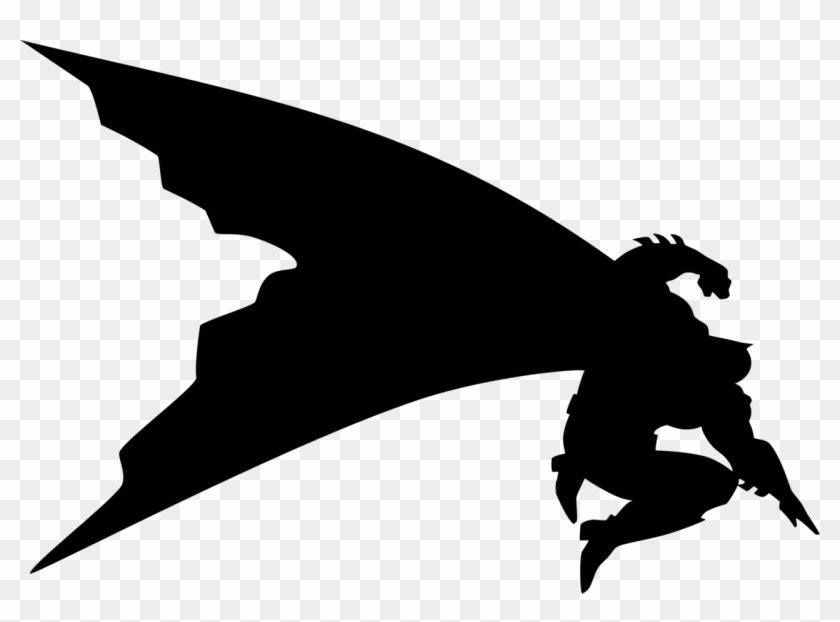The Dark Knight Returns Wallpapers - Batman Silhouette - Free Transparent  PNG Clipart Images Download