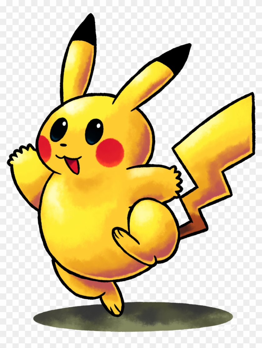 Pikachu Clipart Cute Rainbow - Mario & Luigi Style Smash Bros #314159