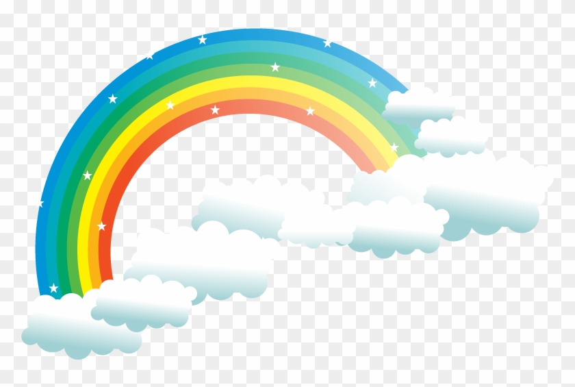 Rainbow Cloud Sky Clip Art - Portable Network Graphics #314177