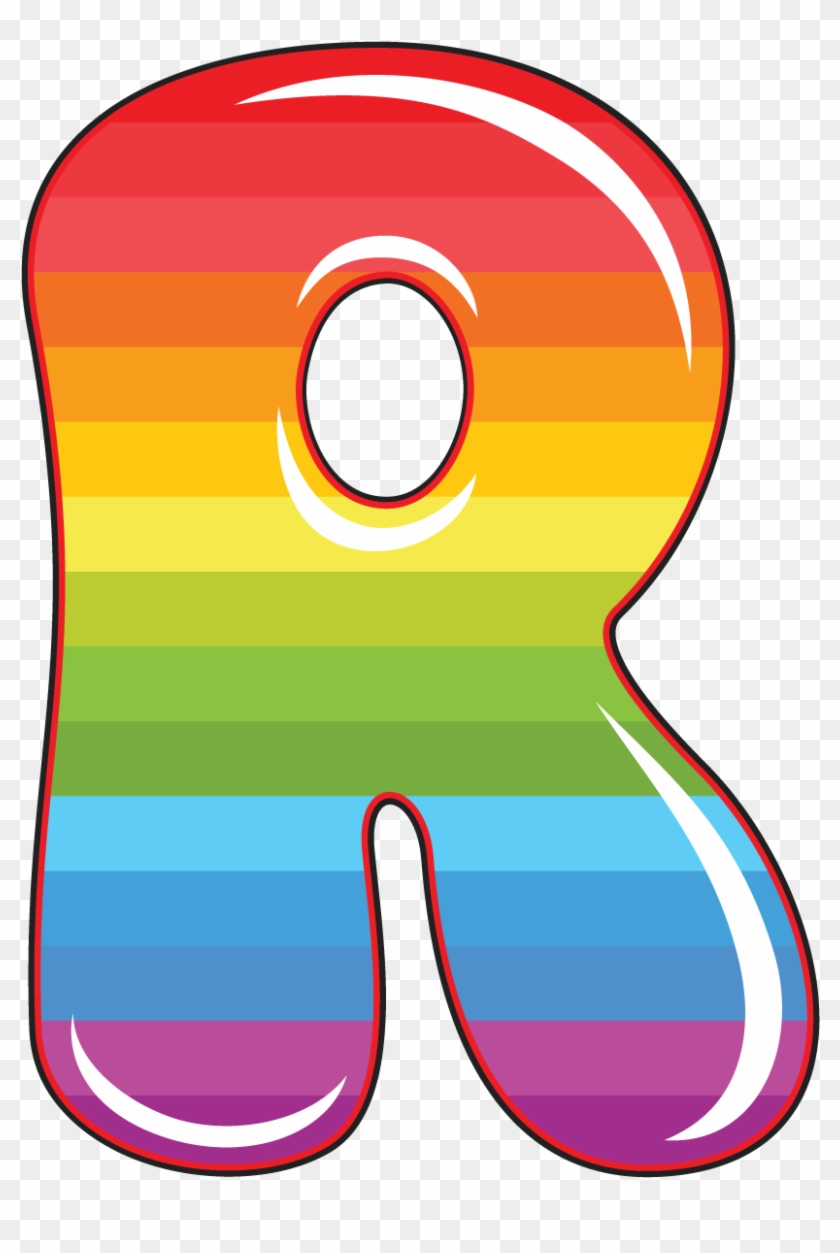 R Is For Rainbow, Baby Alphabet - Letter R Clip Art #314165