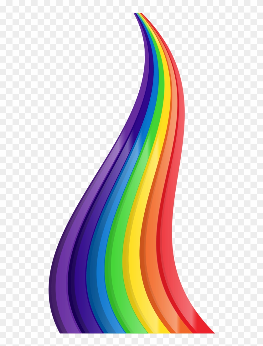 Colors Of The Rainbowrainbow - Rainbow Wave Line Png #314242