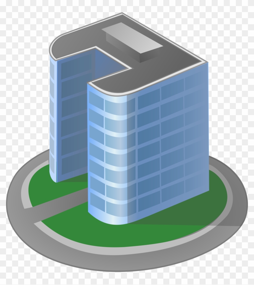 Skyscraper Clipart Corporate Office - Company Building Clipart #314313