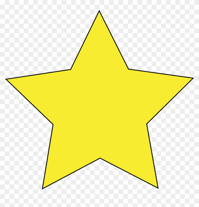 Simple Star Clip Art - Star Drawing #314353