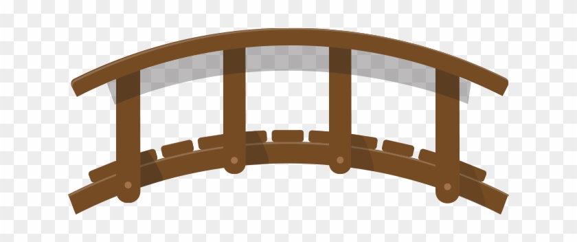 Bridge Clipart Transparent - Wooden Bridge Vector #314418