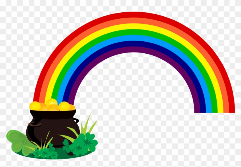 Rainbow With Pot Of Gold Clipart Black And White - Democracy In South Africa #314450