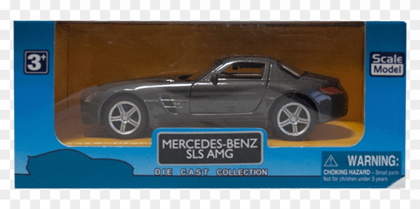Çek Bırak Metal Arabalar Mercedes Sls Amg Gri̇ - Die Cast Kzl Top307 Mercedes Benz Slg Çek Bırak Araba #314453