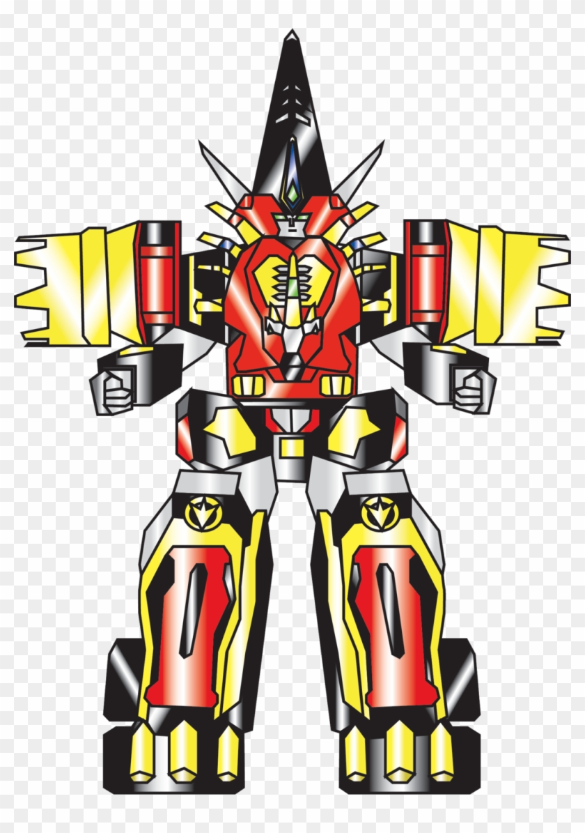 Nobird27 7 0 Mezodon-megazord By Nobird27 - Power Ranger Dino Thunder Cephalazord #314552