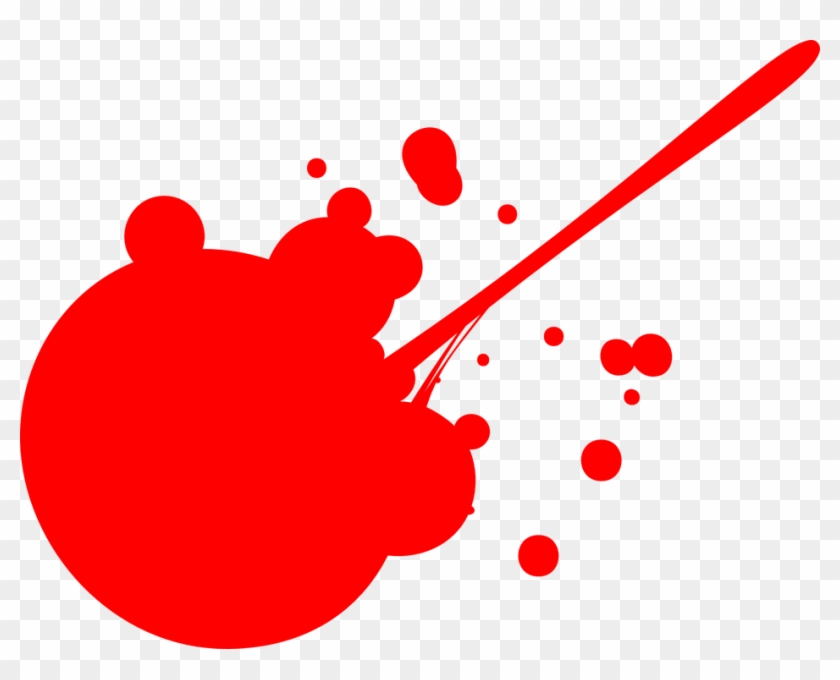 Paint Clipart Red Color With Red Paint Colors - Red Paint Splatter Clipart #314551