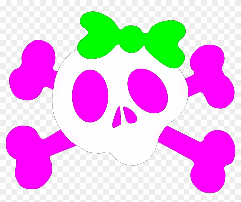 This Free Icons Png Design Of Girl Skull - Girl Skull Png Transparent #314577