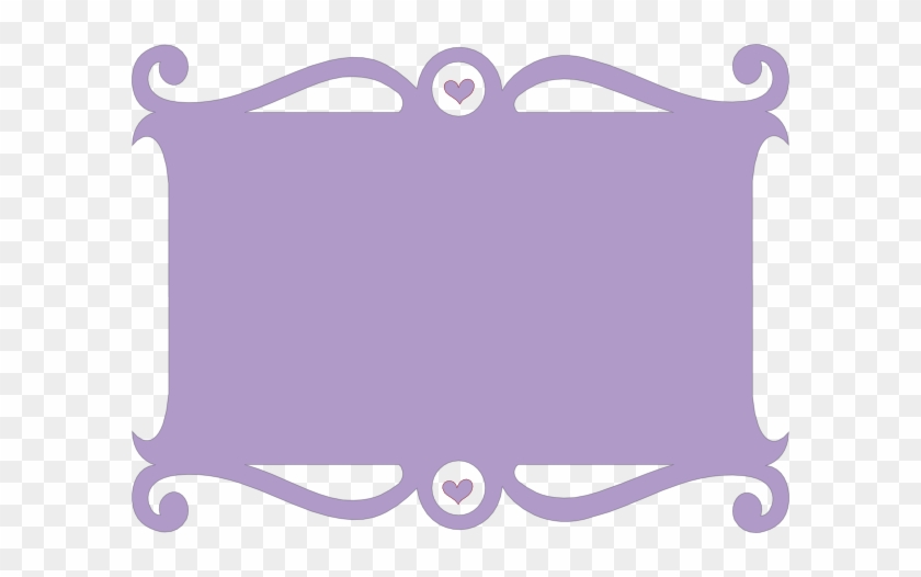 Baby Shower Labels Clip Art At Clker - Purple Baby Shower Borders #314623