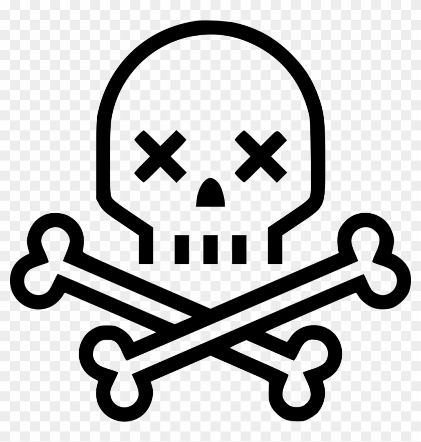 Skull Crossbones Skeleton Death Comments - Skull And Bones Drawing Easy #314625