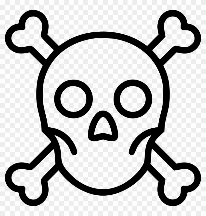 Skull Crossbones Anatomy Warning Poison Comments - Fire And Rescue Badge #314630